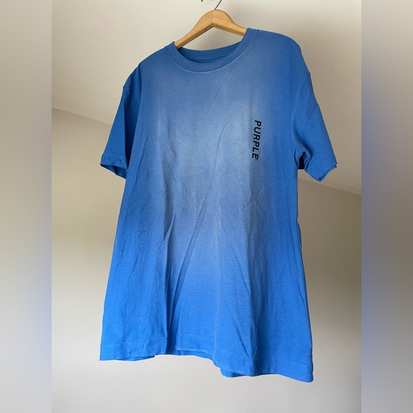 Purple Blue Ombre T-Shirt - Picture 1 of 5